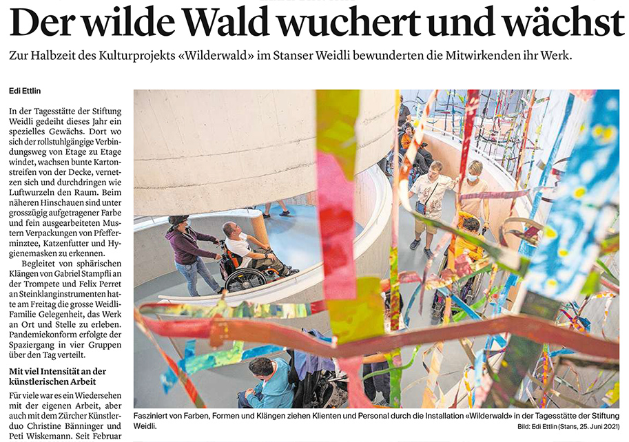 nidwaldnerzeitung_wilderwald_28-6-21-titel